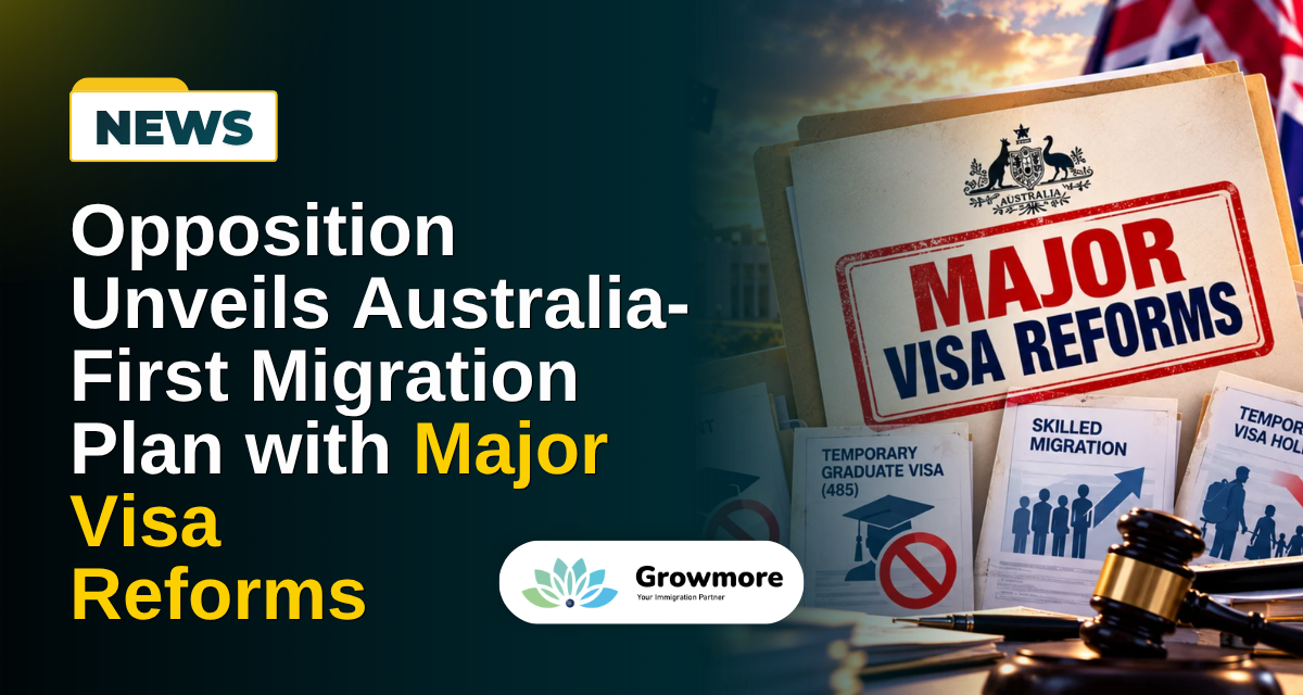 Opposition Unveils Australia-First Migration Plan with Major Visa Reforms