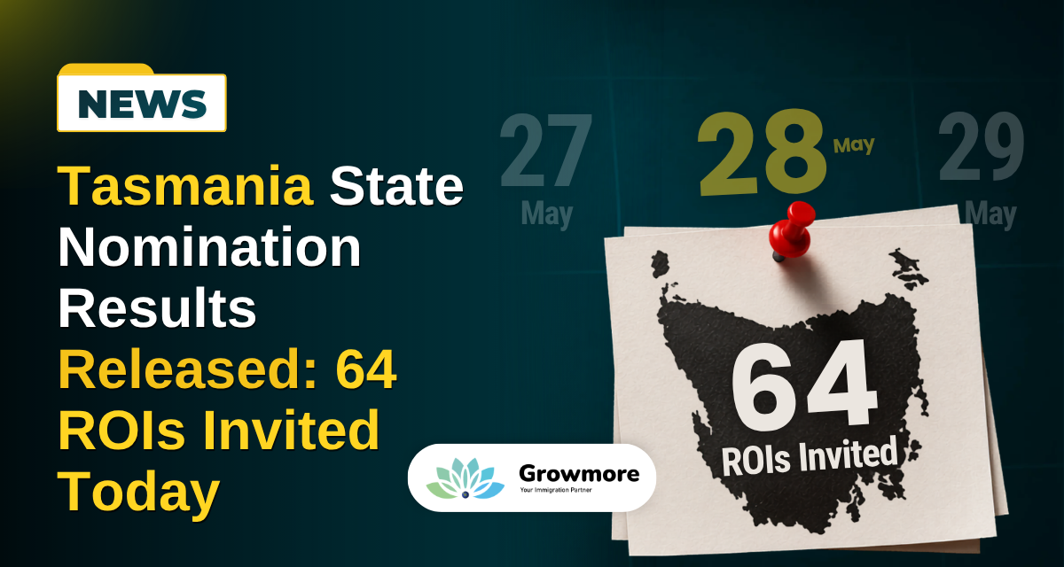 Tasmania State Nomination Results Released: 64 ROIs Invited Today