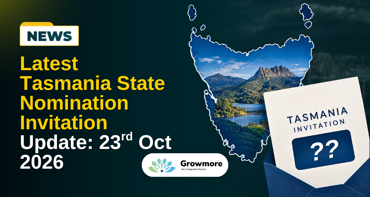 Latest Tasmania State Nomination Invitation Update: 23 October 2026