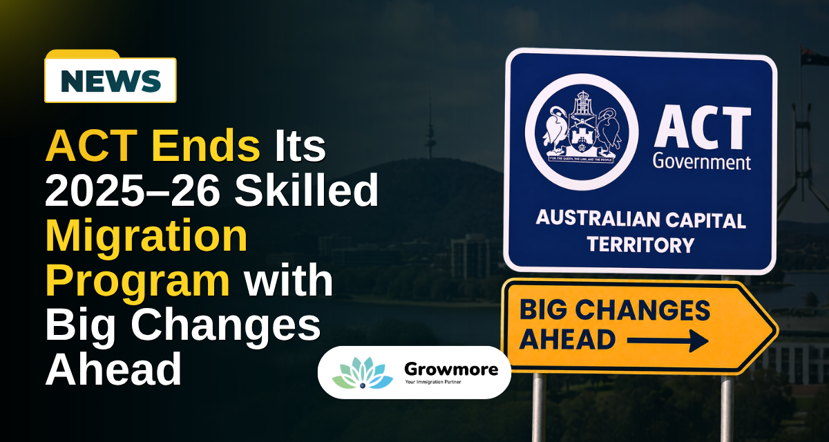 Australia PR Update: Changes to ACT Migration & Canberra Matrix
