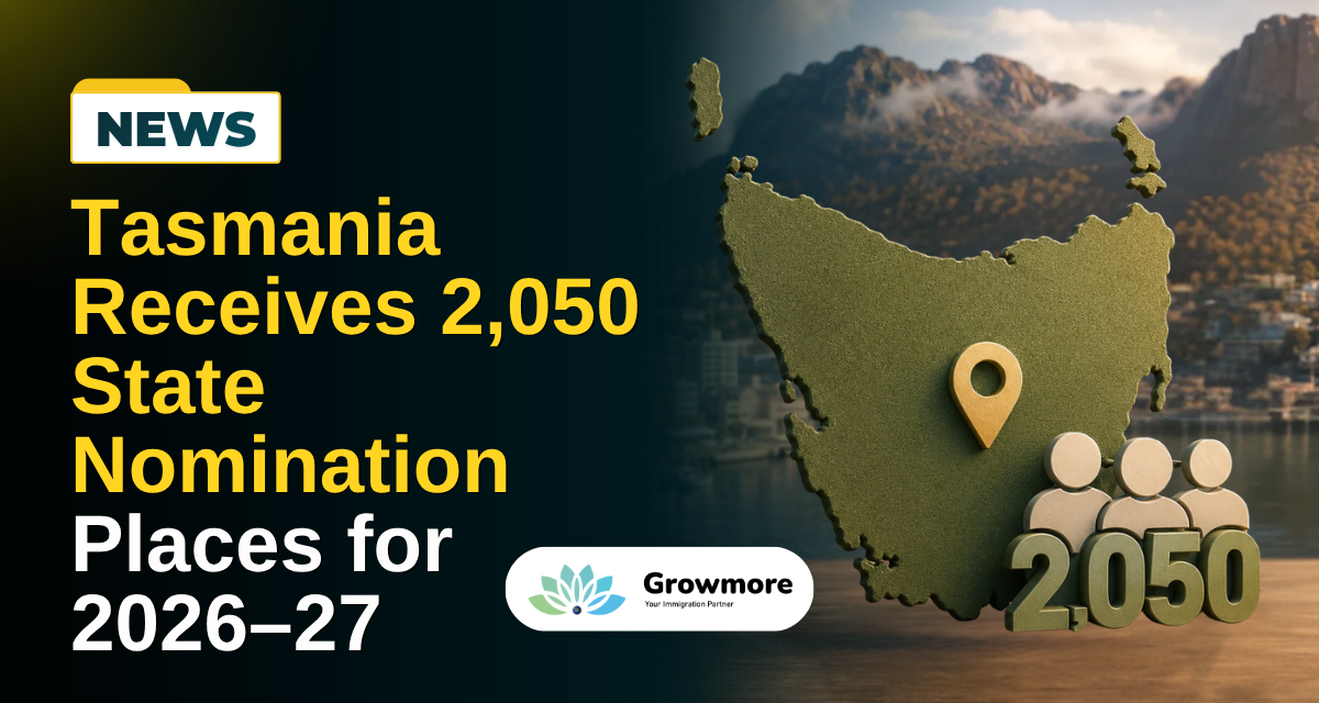 Tasmania Receives 2,050 State Nomination Places for 2026–27 