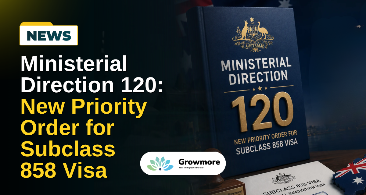 Ministerial Direction 120: New Priority Order for Subclass 858 Visa  