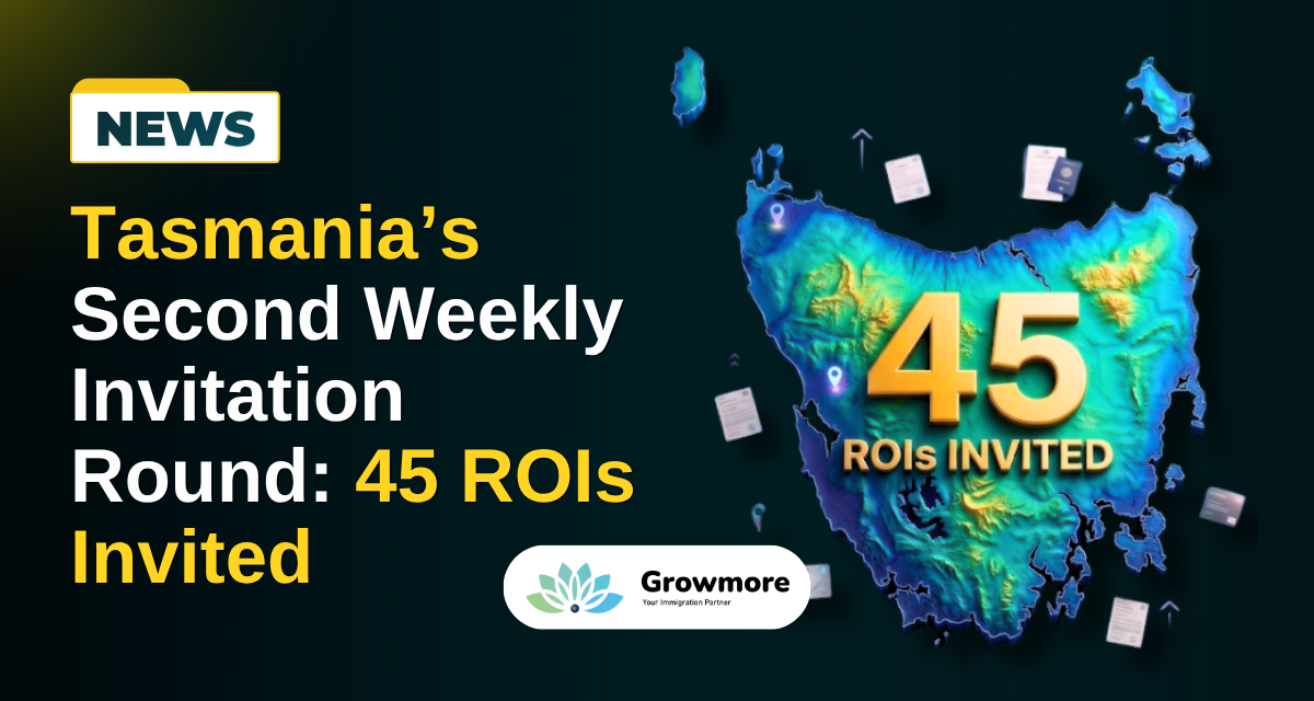 Tasmania’s Second Weekly Invitation Round: 45 ROIs Invited