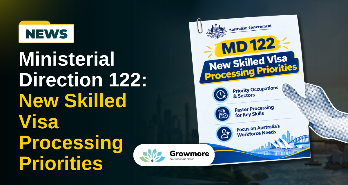 Ministerial Direction 122: New Skilled Visa Processing Priorities