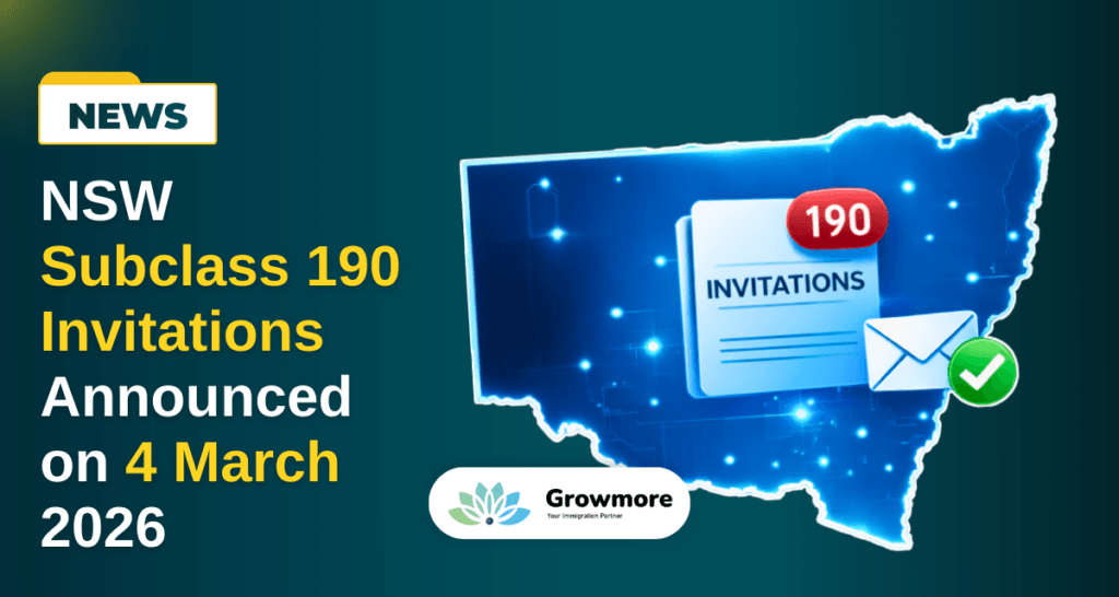 NSW Subclass 190 Invitations Announced on 4 March 2026