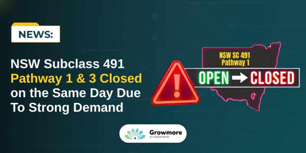 NSW Subclass 491 Pathway 1 & Pathway 3 Closed on the Same Day Due to Strong Demand
