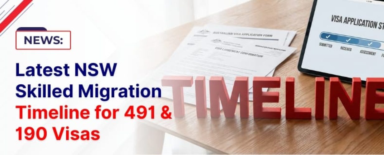 Latest NSW Skilled Migration Timeline for 491 & 190 Visas